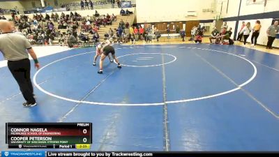 141 lbs Prelim - Connor Nagela, Milwaukee School Of Engineering vs Cooper Peterson, University Of Wisconsin-Stevens Point