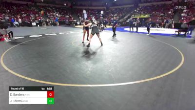 170 lbs Round Of 16 - Czharria Sanders, Natomas vs Jolette Torres, Windsor