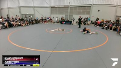 122 lbs 2nd Wrestleback (16 Team) - Anabel Rodriguez, North Carolina vs Alexis Stroud, Virginia Blue