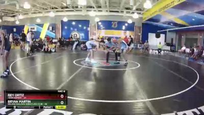 138 lbs Round 7 (8 Team) - Rey Ortiz, Team Kombat vs Bryan Martin, Deland Bulldog Wrestling Club