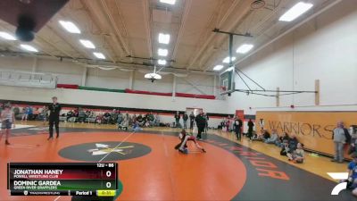 86 lbs Semifinal - Dominic Gardea, Green River Grapplers vs Jonathan Haney, Powell Wrestling Club