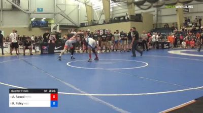 57 kg Quarterfinal - Austin Assad, Michigan Regional Training Center vs Rayvon Foley, Michigan State