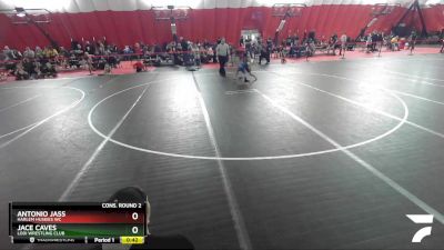 63 lbs Cons. Round 2 - Jace Caves, Lodi Wrestling Club vs Antonio Jass, Harlem Huskies WC