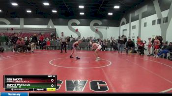 85 lbs Placement Matches (8 Team) - Tommy Wurster, Beast Mode vs Ben Takats, Burnett Trained (OH)