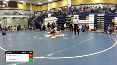 100 lbs. Quarterfinal - Jacie Moffett, Jay vs Mya Hairston, Festus