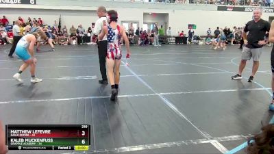 210 lbs Round 1 (6 Team) - Matthew Lefevre, Eagle Empire vs Kaleb Muckenfuss, Grapple Academy