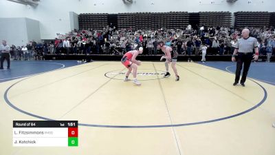 154-H lbs Round Of 64 - Landon Fitzsimmons, Rhode Rage vs Jack Kotchick, .