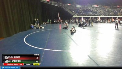 160 lbs Cons. Semi - Logan Gardner, Iowa vs Braylen Bieber, Iowa