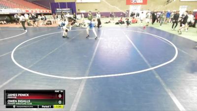 112-118 lbs Round 2 - James Penick, Missouri vs Owen Ingalls, Fishers Wrestling Club