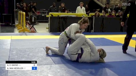 ACHÉ EBONI-SAYGE KNIGHT vs ANNALIESE MAI HESSLER 2024 Pan Jiu Jitsu IBJJF Championship