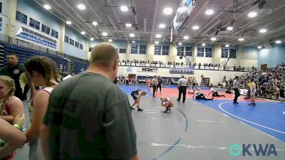 87-93.1 lbs Rr Rnd 1 - Madison McKnight, Beebe Youth Wrestling vs Aleah Pittman, Arkansas Warthawgs