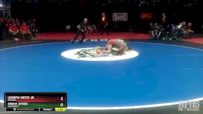 126-3A Champ. Round 1 - Joseph Ortiz Jr, Arvada vs Drew Ayres, University
