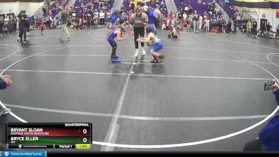 61 lbs Quarterfinal - Bryce Eller, Jet vs Bryant Sloan, Eastside Youth Wrestling