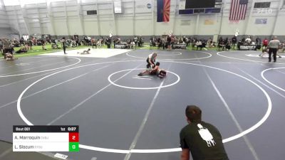 61 lbs Consi Of 4 - Alexander Marroquin, Cvbjj vs Lucas Slocum, Stout Wr Ac