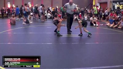 67 lbs Round 2 (4 Team) - Hudson Taylor, East Kansas Eagles vs Alec Alfortish, Untouchables