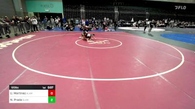 120 lbs Consi Of 32 #2 - Uriah Martinez, Alamosa vs Nataani Prado, Slam Academy