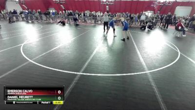 187 lbs Quarterfinal - Daniel Meurett, Mauston Talons Wrestling Club vs Emerson Calvo, Askren Wrestling