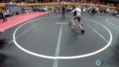 76 lbs Round Of 16 - Hunter Coney, Choctaw Ironman Youth Wrestling vs Zane Waldrup, F-5 Grappling