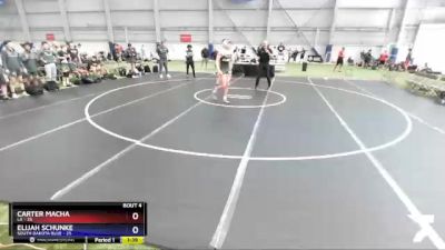 160 lbs Round 1 (8 Team) - Carter Macha, LA vs Elijah Schunke, South Dakota Blue