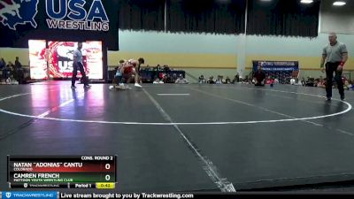 120 lbs Cons. Round 2 - Natan ``Adonias`` Cantu, Colorado vs Camren French, Mattoon Youth Wrestling Club