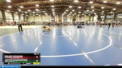 115 lbs Rd# 6- 9:00am Saturday Final Pool - Weston Baumgartner, Maryland Gold vs Walker Woodard, Aggression Legionaries