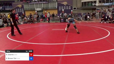 62 kg Rr Rnd 2 - SaVannah Cosme, Sunkist Kids Wrestling Club vs Sierra Brown Ton, Twin Cities Regional Training Center