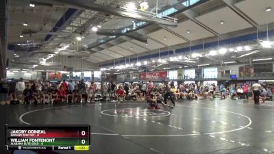 106 lbs Round 1 (16 Team) - Jakoby Odineal, Ground Zero WC vs William Fontenont, Alabama Elite Gold