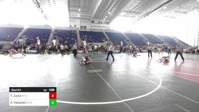 122 lbs Rr Rnd 1 - Thomas Zubia, Peterson Grapplers vs Adam Vasquez, Rough House