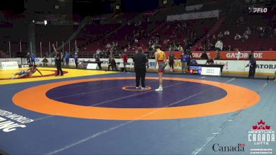 65kg Quarterfinal - Max Kershaw, Saskatoon Jr Huskies vs Rozen Cundell-Trieselmann, National Capital WC