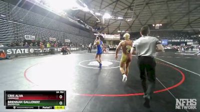 2A 152 lbs Cons. Round 1 - Cris Alva, Lakewood vs Brennan Galloway, Bremerton