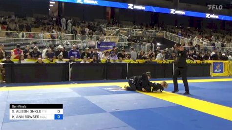SUZANNE ALISON ONKLE vs KIMBERLY ANN BOWSER 2024 Pan Jiu Jitsu IBJJF Championship