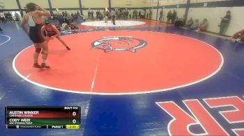 197 lbs Cons. Round 3 - Austin Winker, Carthage College vs Cody Weix, UW-Stevens Point