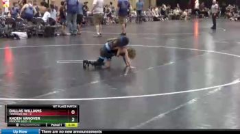 40 lbs Finals (2 Team) - Dallas Williams, Tennessee Red vs Kaden Vanover, Missouri Gold