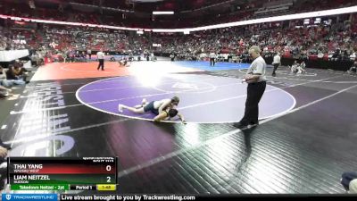 D1-106 lbs Quarterfinal - Liam Neitzel, Hudson vs Thai Yang, Wausau West