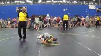 72 lbs Semis & 1st Wrestleback (8 Team) - Jace Largent, Indiana Outlaws vs Branden Kalman, American Gladiators-Blue