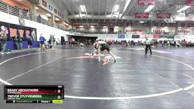 184 lbs Cons. Round 2 - Brady Heckathorn, Cornerstone vs Trevor Stuyvenberg, Indiana Tech