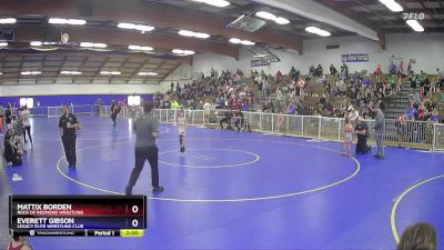 53 lbs Round 1 - Mattix Borden, Rock Of Redmond Wrestling vs Everett Gibson, Legacy Elite Wrestling Club