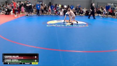 77 lbs Semifinal - Corbin Ansell, Mat Demon Wrestling Club vs Cooper Miller, Askeo International Mat Club