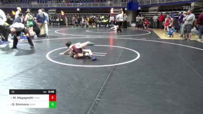 70 lbs Rd 7 - Consi-semis - Mia Magagnotti, Punxsutawney vs Breslyn Simmons, Quaker Valley