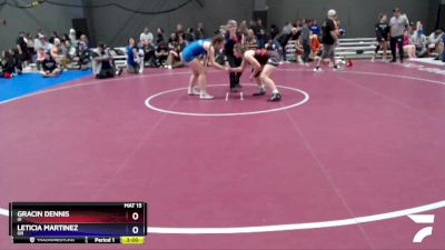 155 lbs Cons. Round 4 - Gracin Dennis, ID vs Leticia Martinez, OR