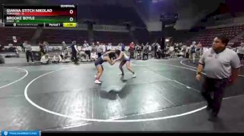 W-164 lbs Semifinals (8 Team) - Gianna Stitch Nikolao, Tennessee vs Brooke Boyle, Idaho
