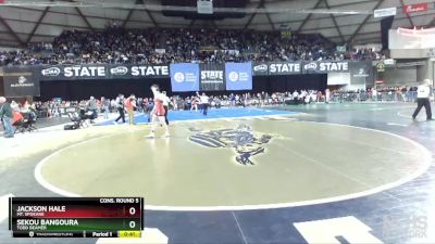 3A 182 lbs Cons. Round 5 - Sekou Bangoura, Todd Beamer vs Jackson Hale, Mt. Spokane