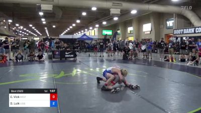 38 kg Cons 32 #2 - Cody Vick, Western Colorado Wrestling Club vs Dylan Luik, Legend Wrestling