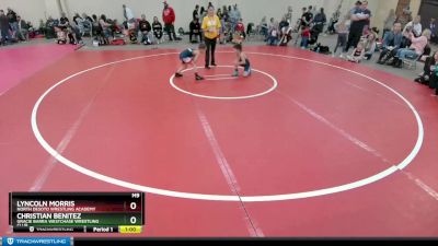 56 lbs Round 2 - Christian Benitez, Gracie Barra Westchase Wrestling Club vs Lyncoln Morris, North DeSoto Wrestling Academy