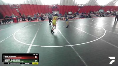 132 lbs Cons. Round 3 - Ben Guerra, Askren Wrestling Academy vs Brett Suchocki, Merrill High School Wrestling