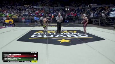 118 lbs Champ. Round 1 - Michael Malizzio, Team El1te Wrestling vs Keegan Germano, Unity Youth WC