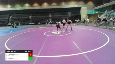 184 lbs Consi Of 8 #2 - Darion Johnson, Western Wyoming vs Braden Pease, Clackamas