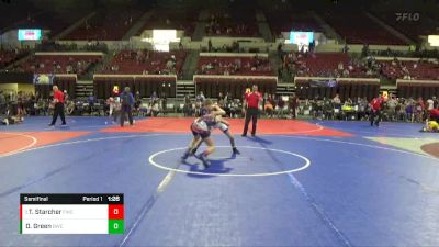 102 lbs Semifinal - Trey Starcher, Forsyth Wrestling Club vs Daniel Green, Billings Wrestling Club