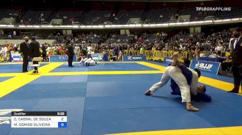 DAVI CABRAL DE SOUZA vs MARCELO GOMIDE OLIVEIRA 2021 World Jiu-Jitsu IBJJF Championship