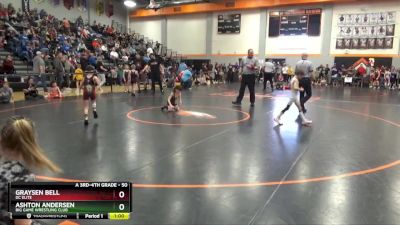 50 lbs Round 3 - Ashton Andersen, Big Game Wrestling Club vs Graysen Bell, DC Elite